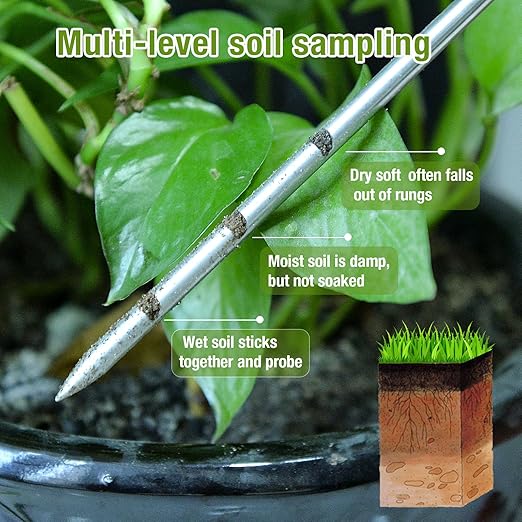 Soil Probe 14 Inches Moisture Meter - Image 3