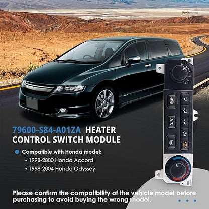 599-268 Heater A/C Control Switch, Front Climate Control Module Compatible - Image 2
