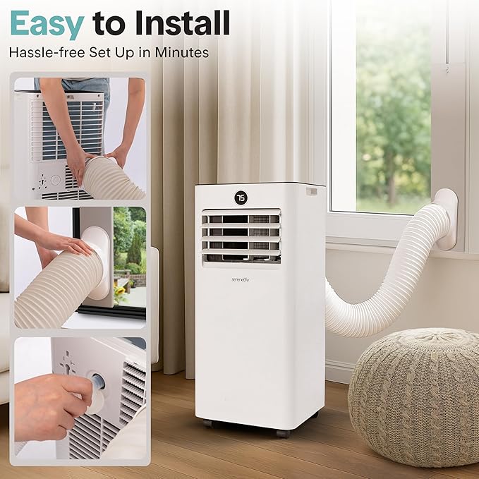 SereneLife 10, 000 BTU Portable Air Conditioner, Small AC - Image 6
