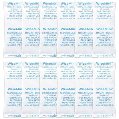 20 Pcs 5 Gram Silica Gel Packets, Desiccant Packs by Wisesorb