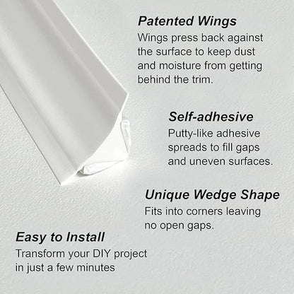 InstaTrim Bug Barrier Sealant for Gaps and Cracks, Self-Adhesive to Keep Out - Image 5