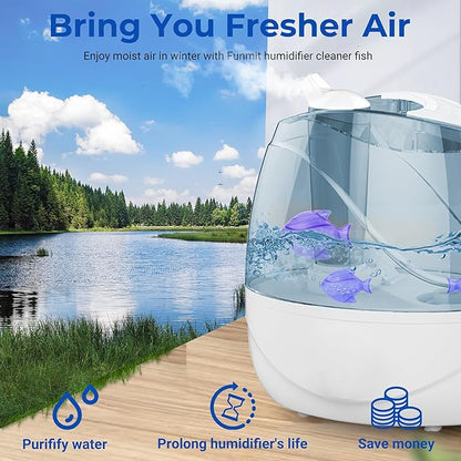 Funmit Humidifier Cleaning Fish, 6 Pack Humidifier Cleaner - Image 6
