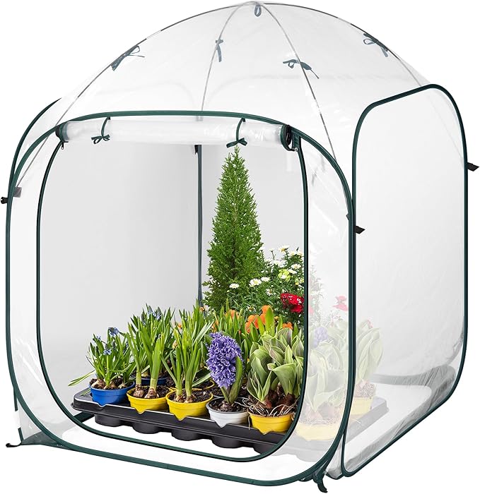 VIVOSUN 49x49x63-Inch Portable Walk-in Greenhouse, by VIVOSUN