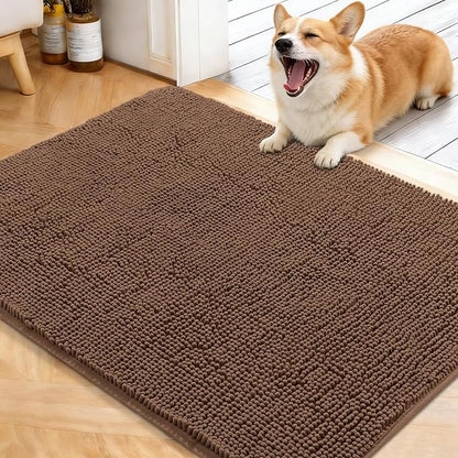 OLANLY Dog Door Mat for Muddy Paws 40x32, Absorbs Moisture and Dirt, Absorbent by OLANLY