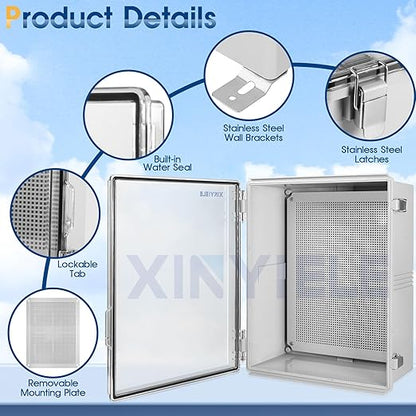 Waterproof Outdoor Project ABS Plastic Junction Box IP67 Weatherproof Dustproof - Image 3