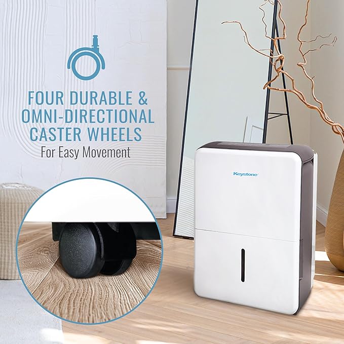 Keystone Energy Star 22-Pint Portable Dehumidifier - Image 8
