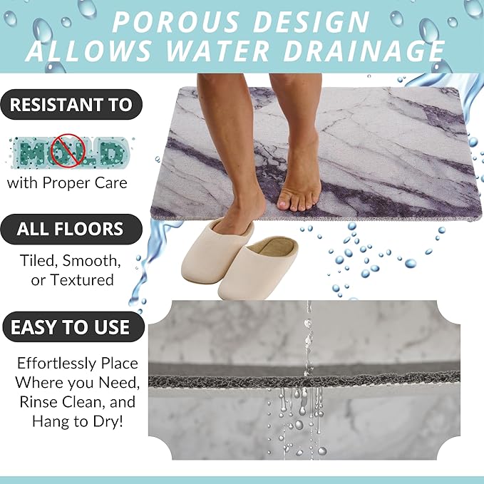 Enkosi Loofah Non-Slip Shower Mat - Image 4