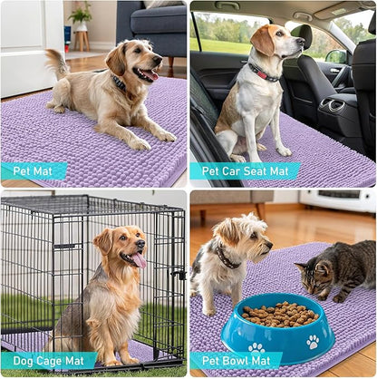 OLANLY Dog Door Mat for Muddy Paws 47x24, Absorbs Moisture and Dirt, Absorbent - Image 7