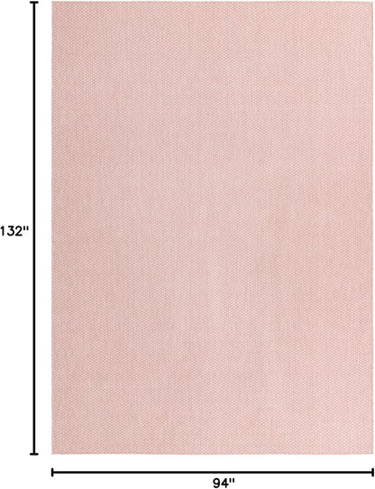 Unique Loom Collection Casual Transitional Solid Heathered Indoor/Outdoor - Image 2