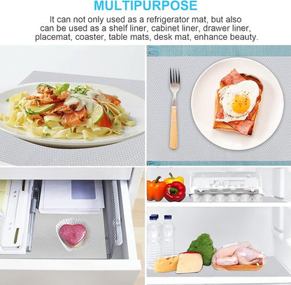 8 PCS Refrigerator Mats, EVA Refrigerator Liners - Image 7