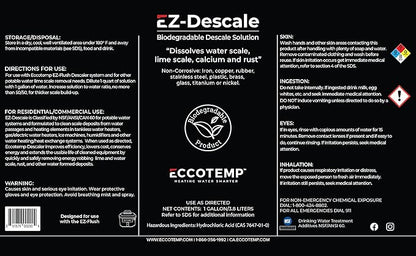 Eccotemp EZ-Flush Descaling Solution, 32 oz. - Image 2