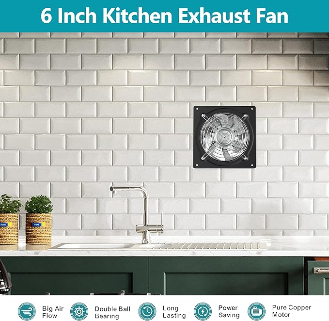 HG Power 6 Inch Exhaust Fan - Image 6