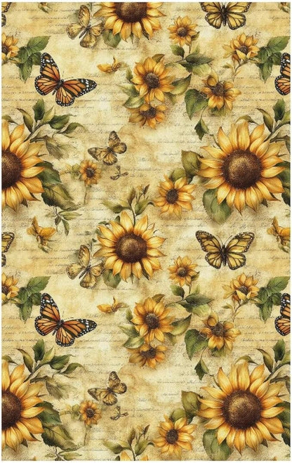 Fashion Headrest Cover for Recliner Sunflower Butterfly Portable Washable Dust - Image 7