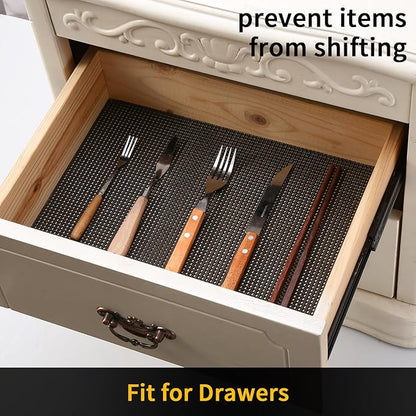 iwtmm Drawer Shelf and Cabinet Liners Non-Adhesive Extra Strong Grip - Image 3