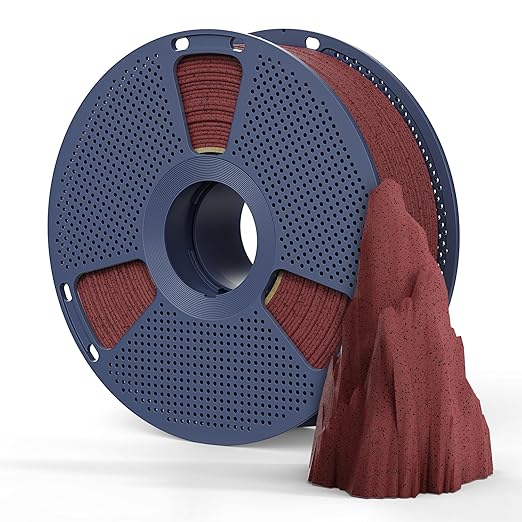 Marble PLA Filament 1.75mm, Natural-Like Texture, Less Brittle, 1kg SUNLU High by YOOPAI