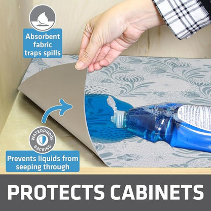 Drymate Premium XL Under Sink Mat, Waterproof Cabinet Protection Mats - Image 2