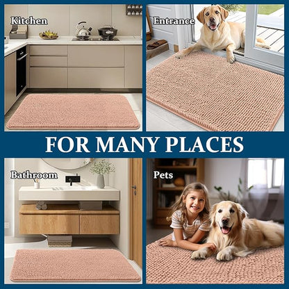 OLANLY Dog Door Mat for Muddy Paws 59x20, Absorbs Moisture and Dirt, Absorbent - Image 8