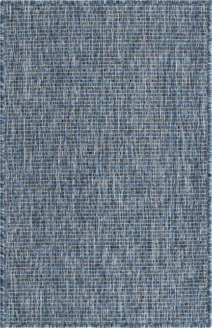 Unique Loom Collection Casual Transitional Solid Heathered Indoor/Outdoor - Image 8