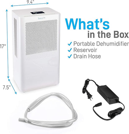 SereneLife Portable Electric Home Mini Dehumidifier - Image 6