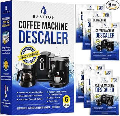 Descaling Powder Solution Coffee Machine Descaler Cleaner | Compatible by bastion