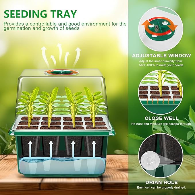 YAUNGEL Self-Watering Seed Starter Trays - Image 5