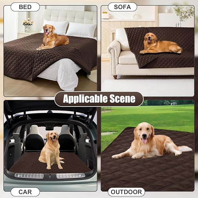 Smiry Waterproof Dog Bed Cover Pet Blanket, Soft Washable Dog Blanket - Image 7