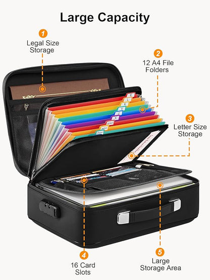 SMARTAKE Fireproof Document Box - Image 5
