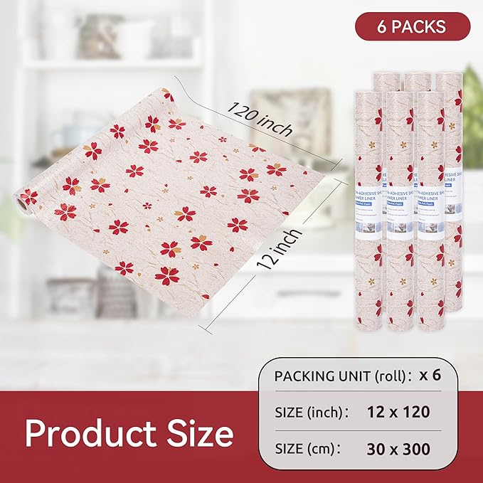 FIFTY FEET 12"x120" Non-Adhesive Shelf Liner - Image 5