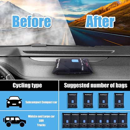 2 Pack 500g Car Dehumidifier Bags - Image 2