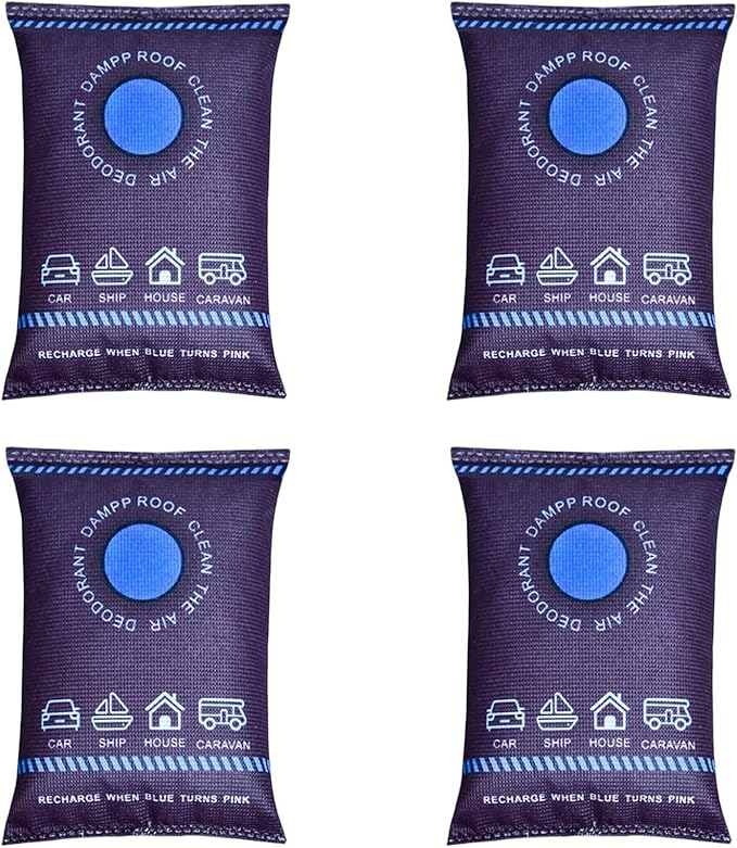 Reusable Dehumidifier Bags, Silica Gel Moisture Absorber, Microwave Rechargeable by Unknown
