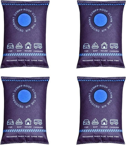 Reusable Dehumidifier Bags, Silica Gel Moisture Absorber, Microwave Rechargeable by Unknown