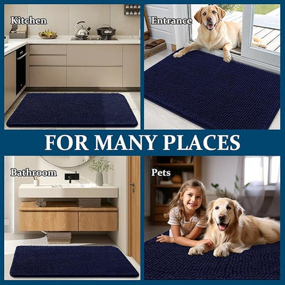 OLANLY Dog Door Mat for Muddy Paws 30x17, Absorbs Moisture and Dirt, Absorbent - Image 8