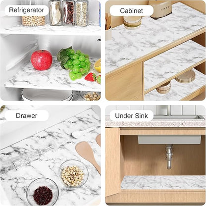 Drawer and Shelf Liner for Kitchen Cabinet, Non-Adhesive Cabinet Liner 18in x - Image 8