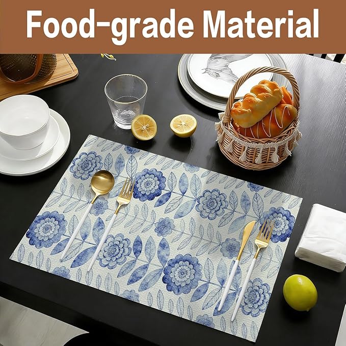 Drawer and Shelf Liner for Kitchen Cabinets Non-Adhesive Strong Grip Floral - Image 8