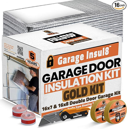BEEST FULLSTOP Garage Door Insulation Kit w/ Seals & Window Films by BEEST