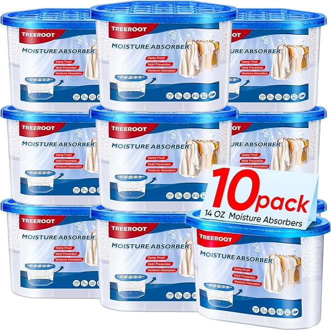 10 Pack Moisture Absorbers, 14 OZ Humidity Absorber Bucket, Moisture Absorbers by Unknown