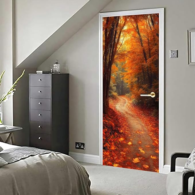 3D Door Decals Stickers, Peel Stick Wall Murals Vinyl Wallpaper Self-Adhesive - Image 6
