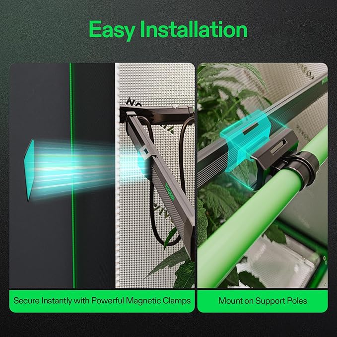 VIVOSUN Lumaray LED Grow Light Bars 16”, Full Spectrum Side Lighting - Image 6
