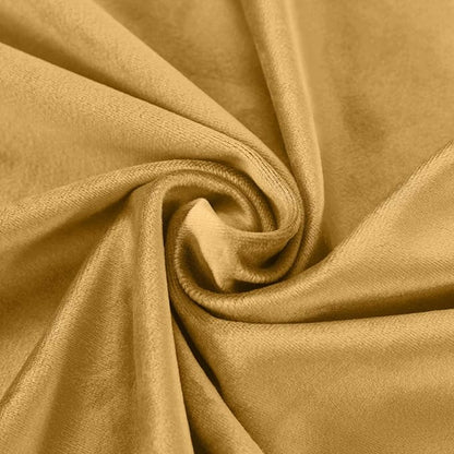 ChadMade Blackout Lined Premium Velvet Curtain Wheat 50Wx108L Inch, Eyelet - Image 6