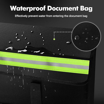 Large Fireproof Document Bags 15x12x6in, Fireproof Document Box - Image 4
