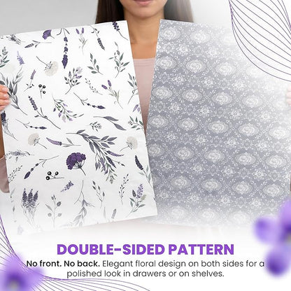 8X Lavender Scented Drawer Liners - Image 6