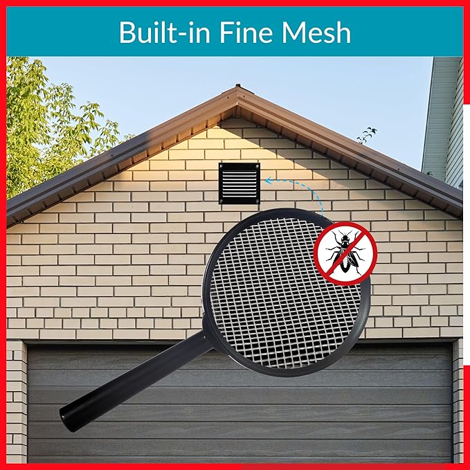 2x2 Vent Cover - Black HVAC Return Air Grille - Image 5
