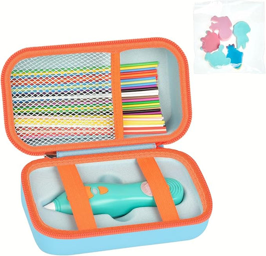 ANKHOH DIY Case with Sticker Compatible with 3Doodler Start+ Essentials by Ankhohstoragehardcase