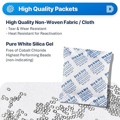 Dry & Dry 100 Gram Silica Gel Packets - Image 2