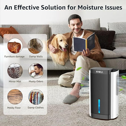 Dehumidifier, 95 OZ Water Tank, Quiet Dehumidifier - Image 8