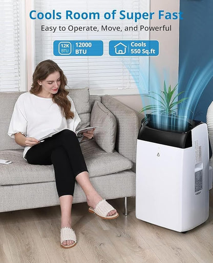 GarveeLife 12000 BTU Portable Air Conditioner 3-In-1 - Image 2
