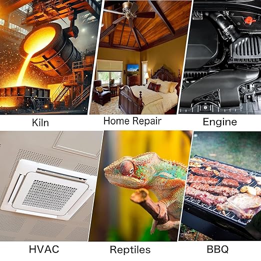 50:1 Infrared Thermometer Temperature Gun, -58°F to 1796°F Digital Laser Temp - Image 9