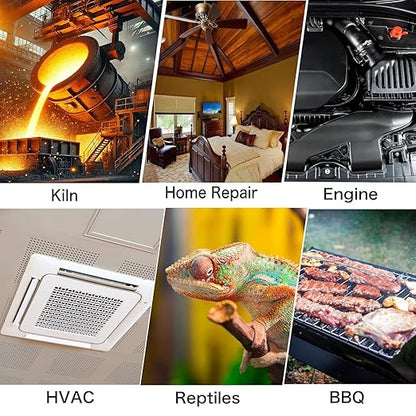50:1 Infrared Thermometer Temperature Gun, -58°F to 1796°F Digital Laser Temp - Image 9