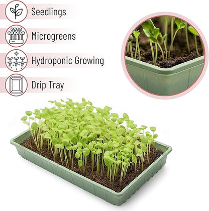 Mr. Pen-Plastic Growing Trays, 5 Pack, Plant Tray, Seed Tray, Propagation Tray - Image 4