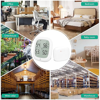 Indoor Outdoor Thermometer Wireless, Outside Digital Thermometer Humidity - Image 6